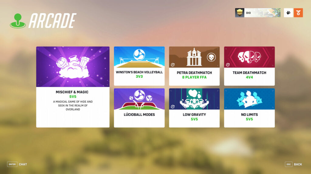 Event game modes