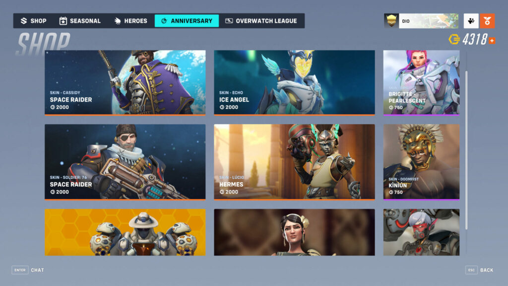 Anniversary 2023 event skins