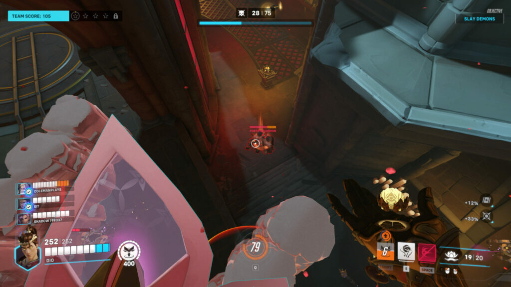 Duke it out against the Fortified Demon