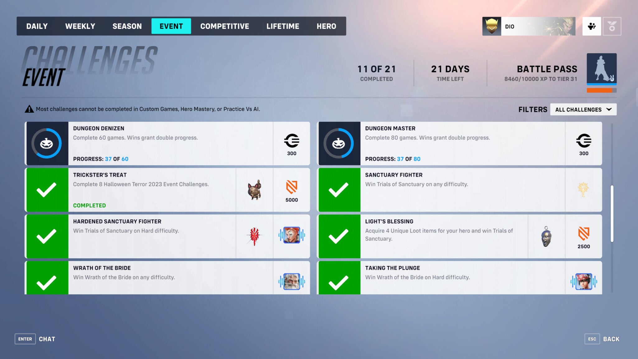 Overwatch 2 Halloween Terror event challenges and rewards