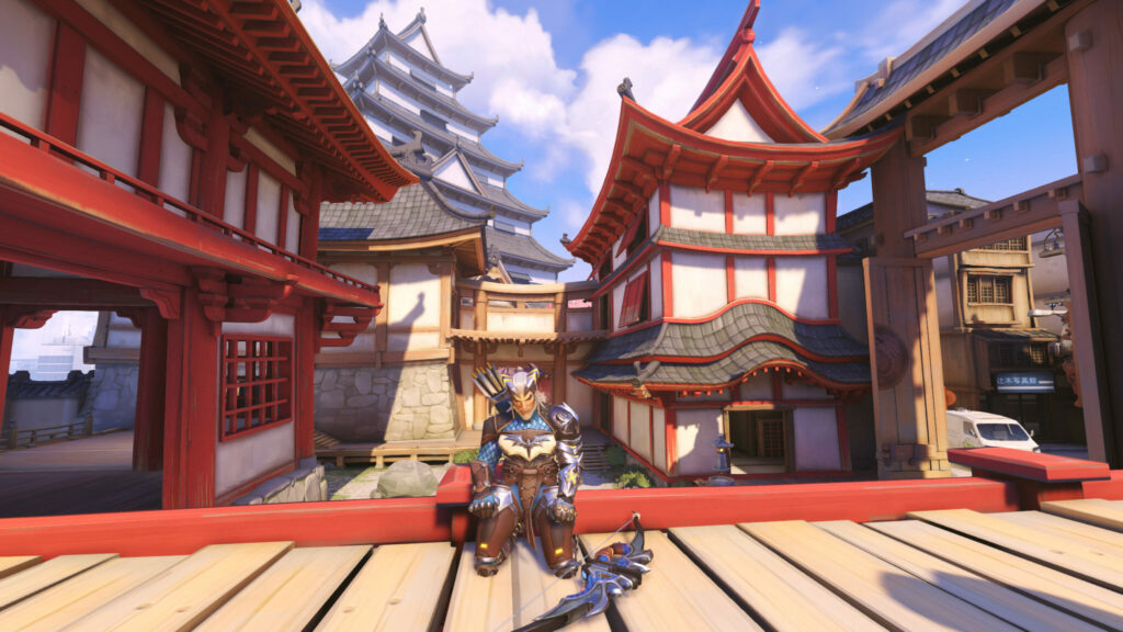 Screenshot of Hanzo in Hanamura 