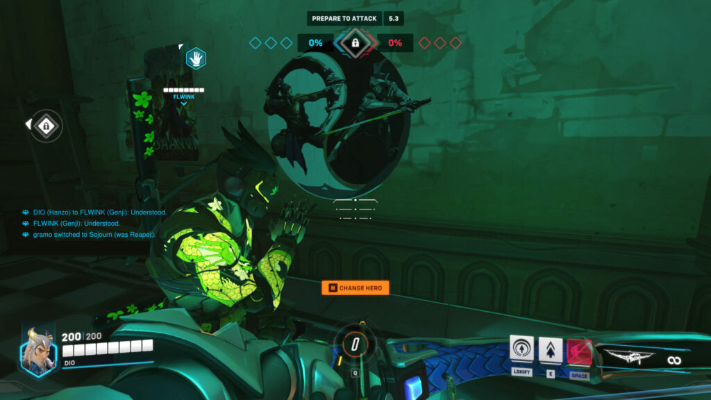 Hanzo and Genji's yin-yang sprays