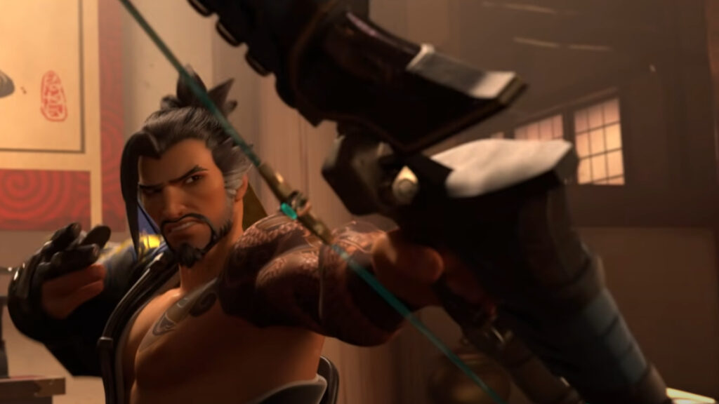 Hanzo from the Dragons cinematic 