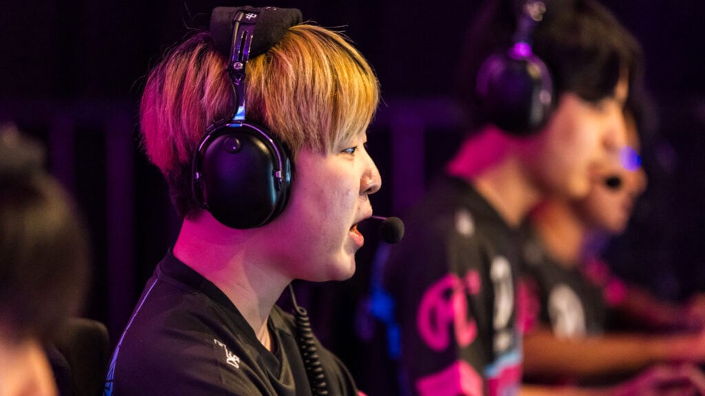 Someone at the 2023 Overwatch League Grand Finals