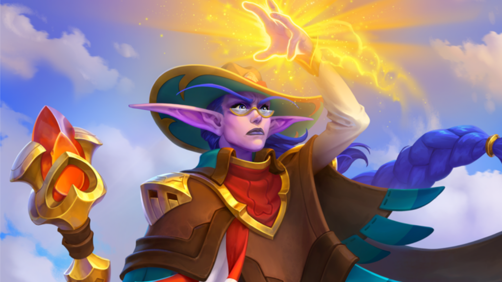 Elise, Badlands Savior in Hearthstone Showdown in the Badlands