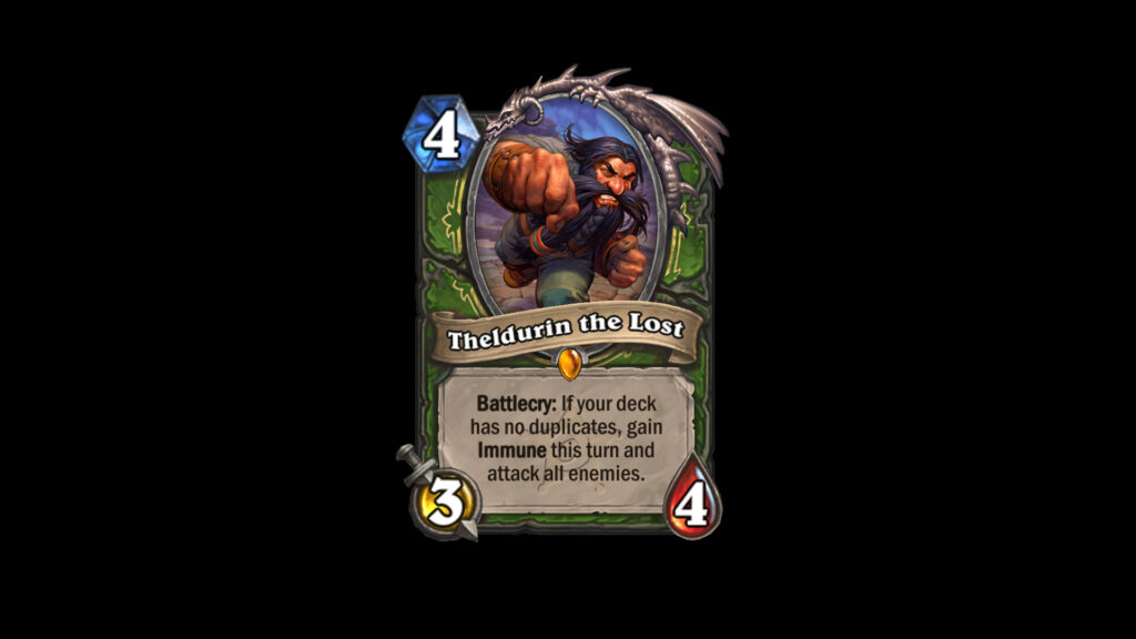 Theldurin the Lost in Hearthstone Showdown in the Badlands