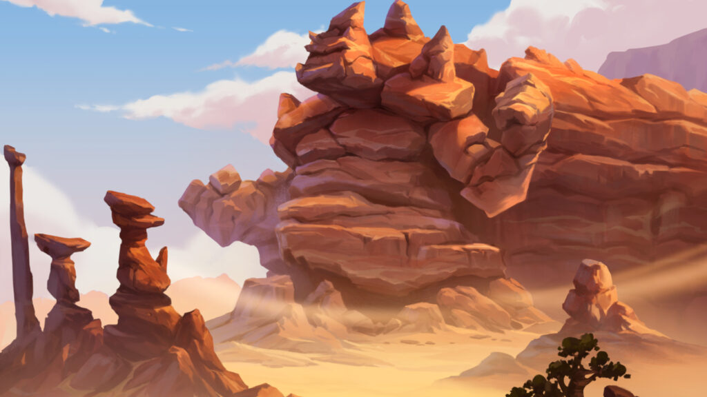 Ogrefist Boulder is a 3-mana Location card that sets a minion's stats to 6/7