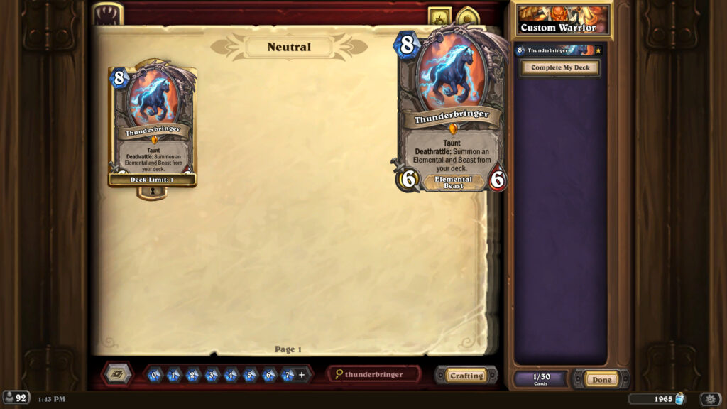 Screenshot of the minion