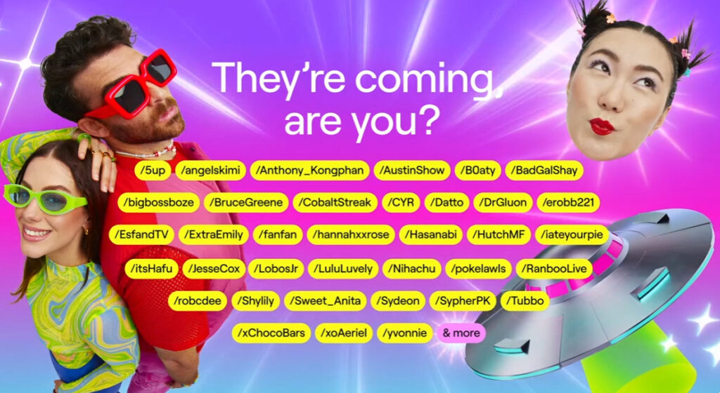 TwitchCon Las Vegas 2023 streamers