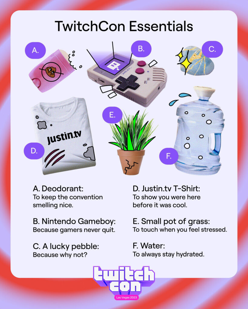 TwitchCon Vegas 2023 tips 