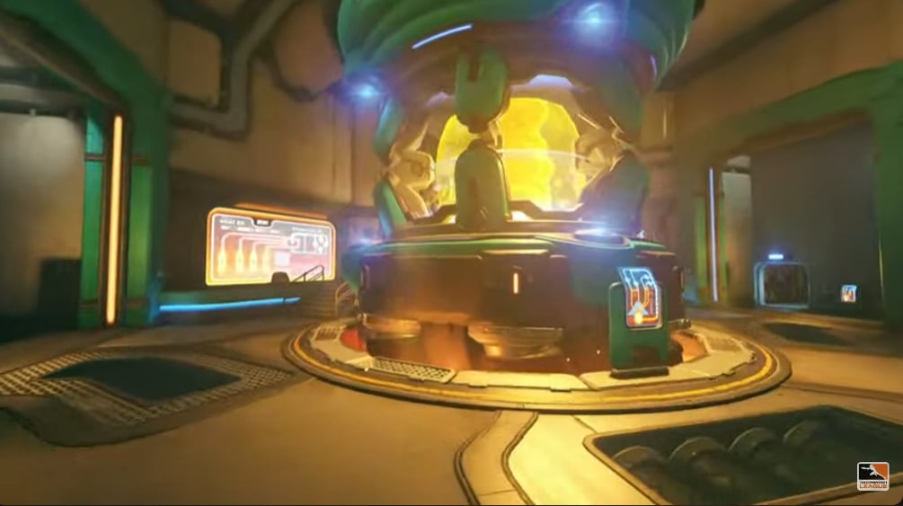 The volcano control point in Samoa