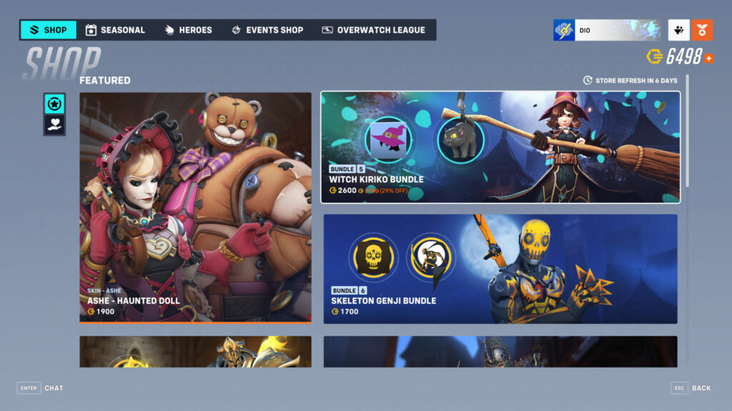 Overwatch 2 shop rotation