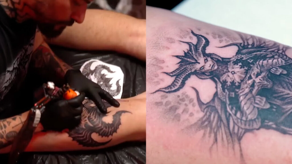 Diablo IV BlizzCon Tattoos