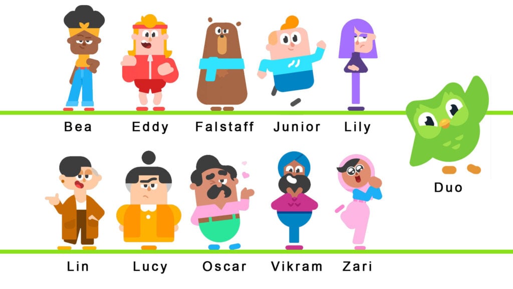duolingo characters