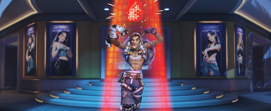 Overwatch 2 Junkrat K-pop skin