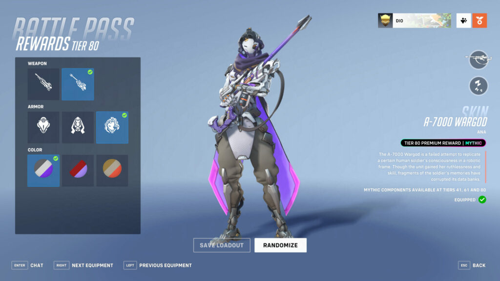 overwatch 2 mythic ana skin