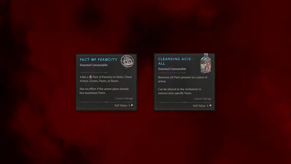 Pact Armor and Cleansing Acid