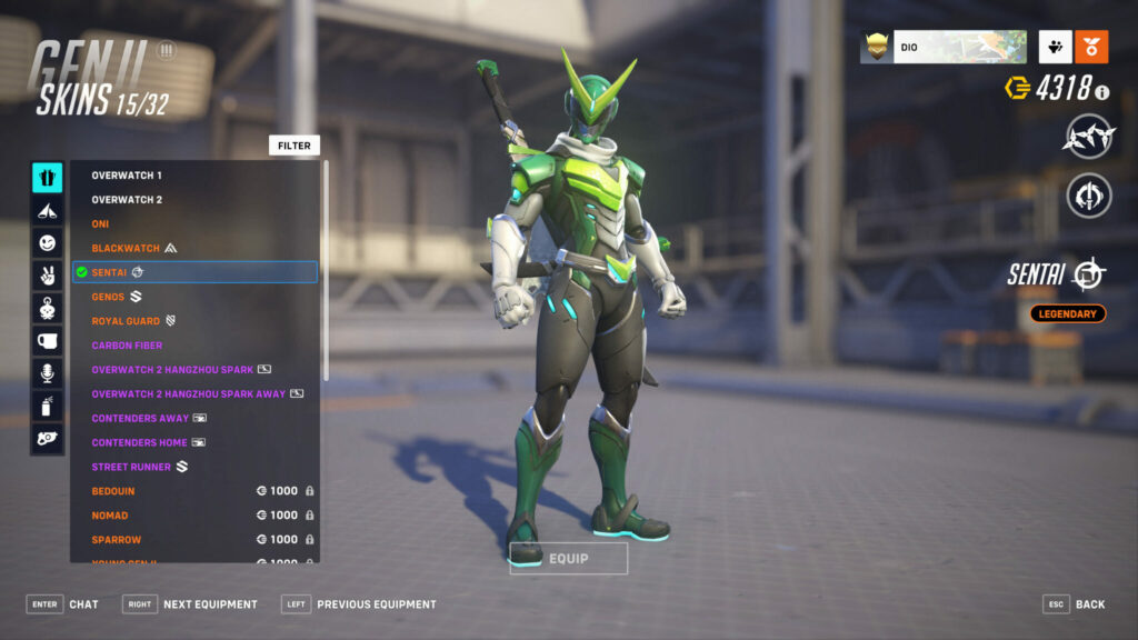 Legendary Sentai Genji skin