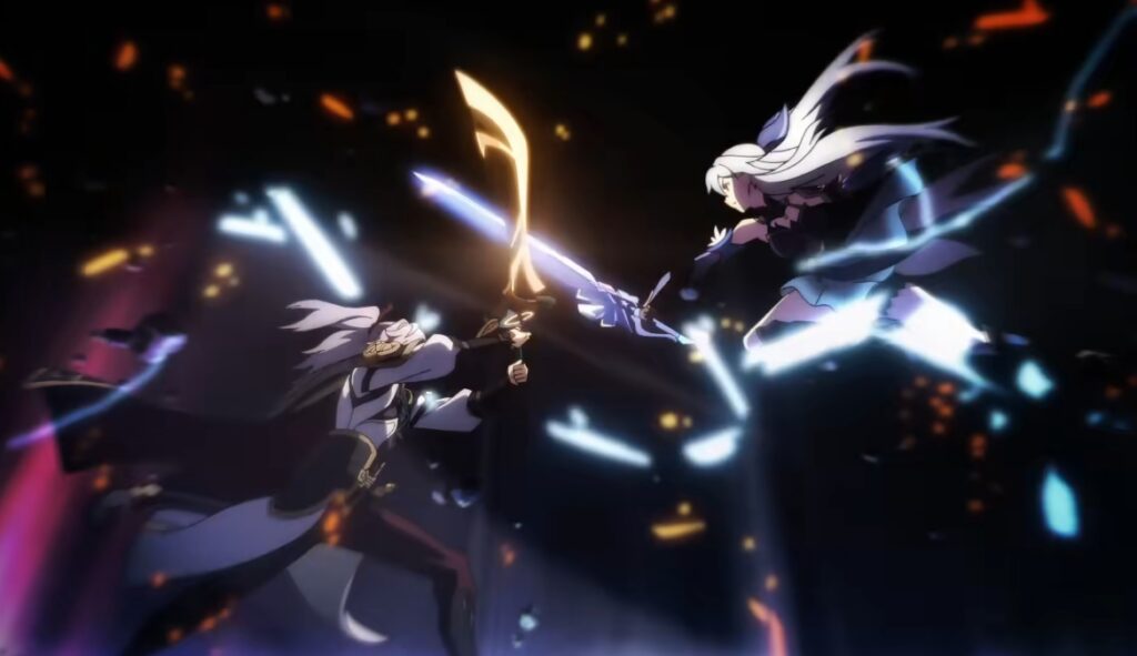 Jing Yuan and mara-struck Jingliu fighting - High-Cloud Quintet