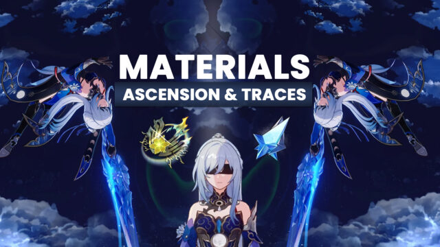 Honkai Star Rail Jingliu: Ascension and Trace materials