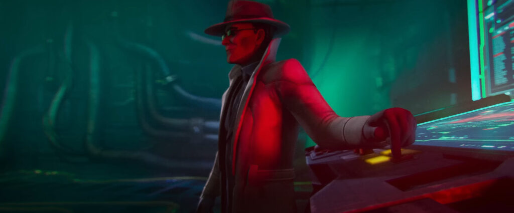 Silva launching the Defiance program, which would be blamed on Mad Maggie (via Apex Legends on YouTube)