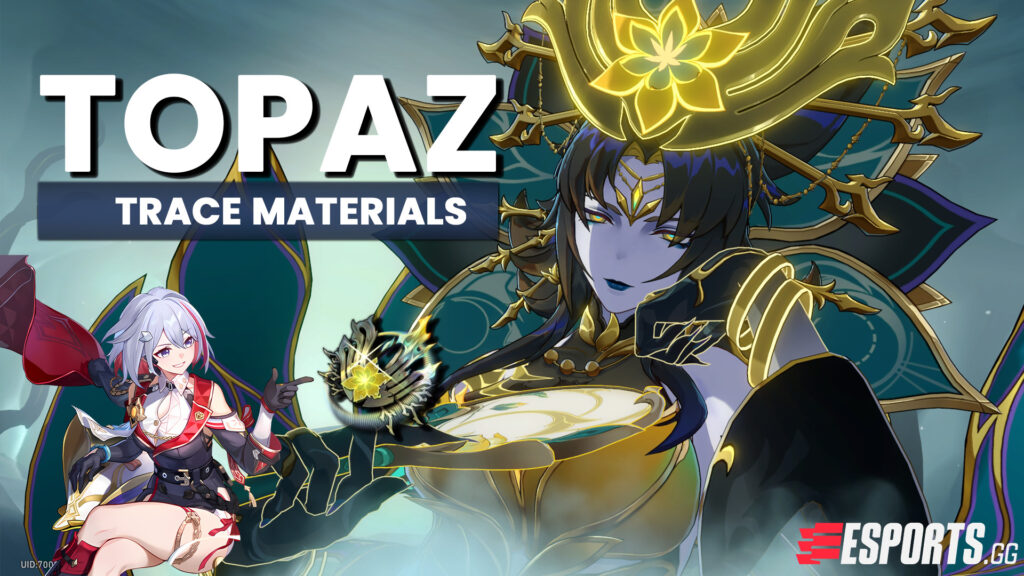Topaz Trace Materials for Honkai Star Rail