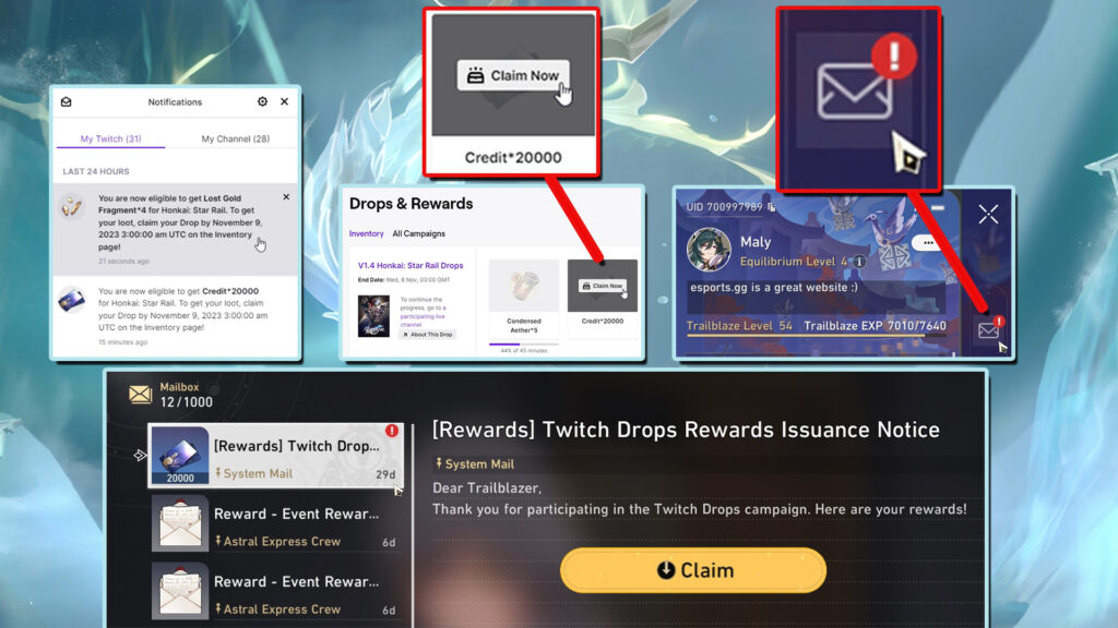 How to claim Honkai Star Rail Twitch Drops