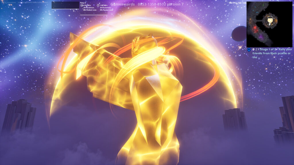 The Game Awards Fortnite map image