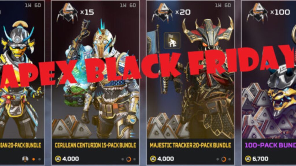 Apex Legends Black Friday event sale arrives with five bundles