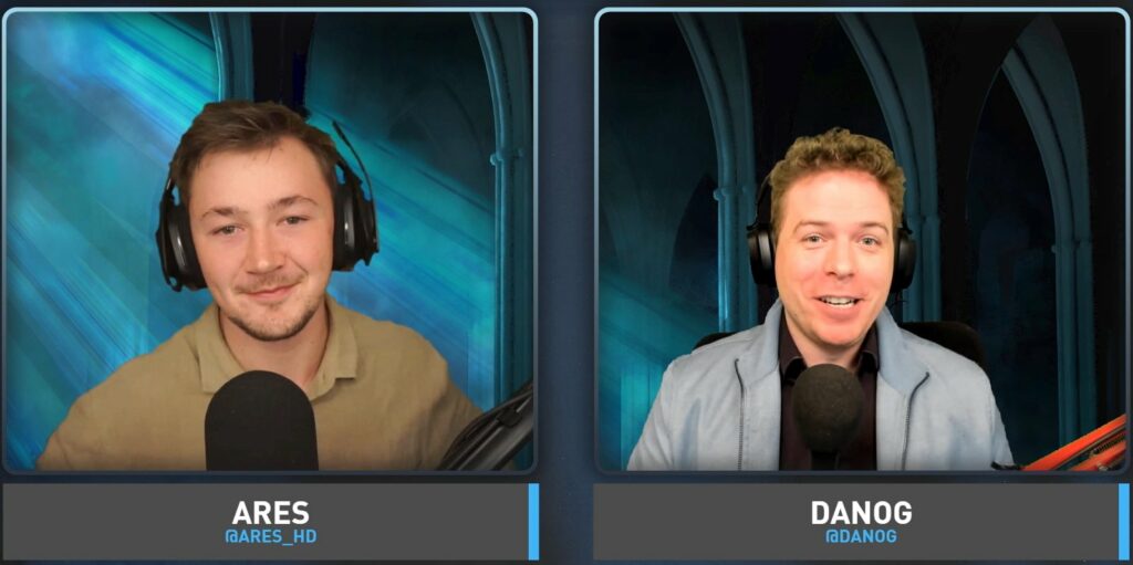 Ares and Danog casting TI12 group stages (Image via Valve)