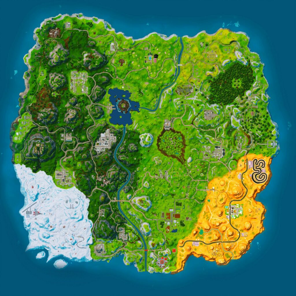 Fortnite Update v27.10 map