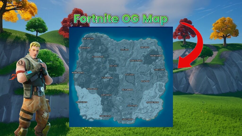Fortnite Chapter 4 Season 5 map: All confirmed OG drop spots