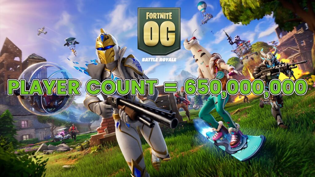 How many players does Fortnite have?