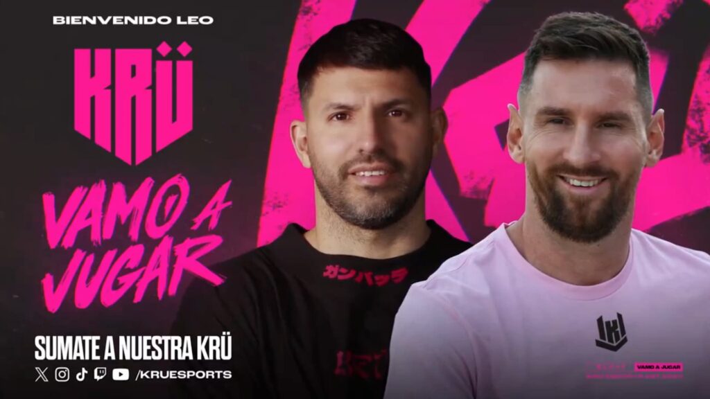 Messi announced as co-owner of KRÜ Esports
