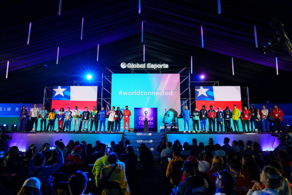 The Opening Ceremony during the Pan American Esports Championships in Santiago, Chile.
