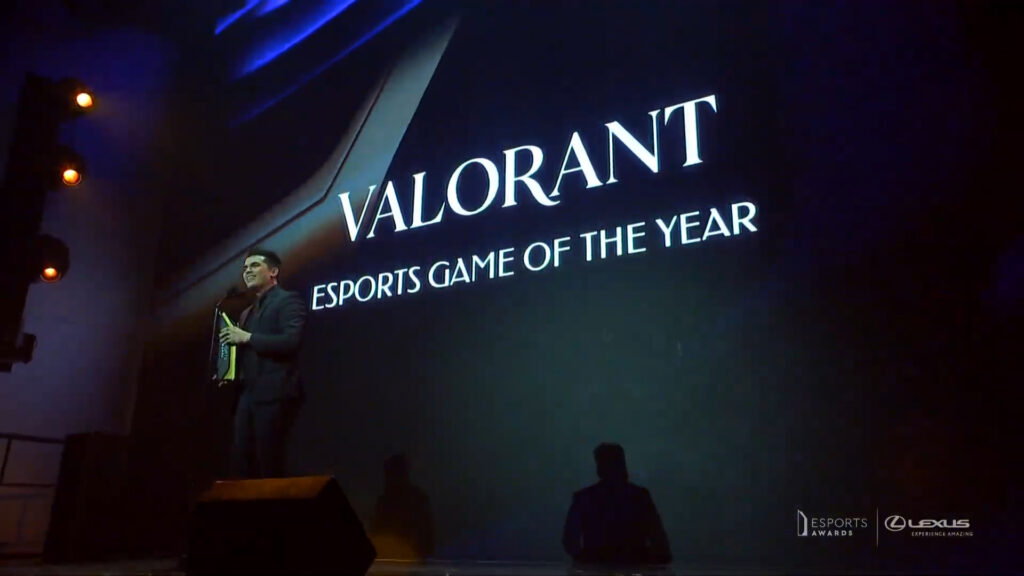 VALORANT wins Game of the Year at the 2023 Esports Awards