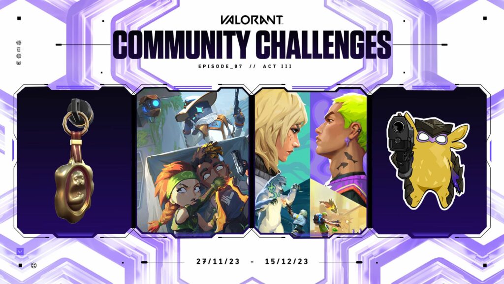 All VALORANT Community Challenges 2023 objectives and rewards