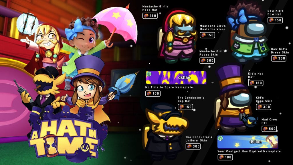 Among Us Indie Cosmicube A Hat in Time