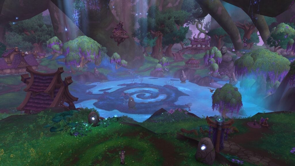 A new Night Elf Capital called Bel'ameth is manifesting with the next patch update! Get your first look at the elves' new digs.
