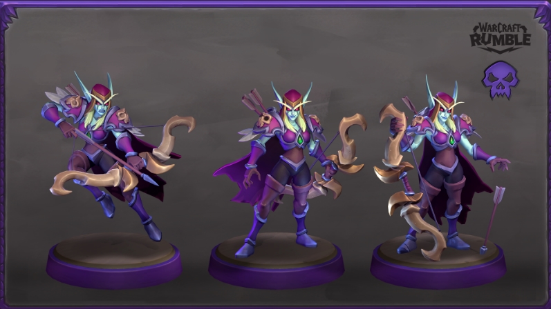 Sylvanas Windrunner in Warcraft Rumble