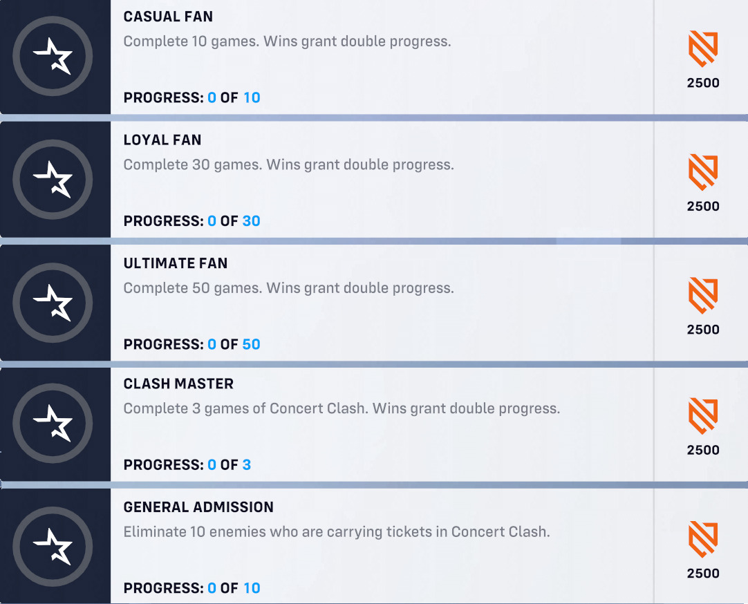 Overwatch 2 LE SSERAFIM Concert Clash challenges
