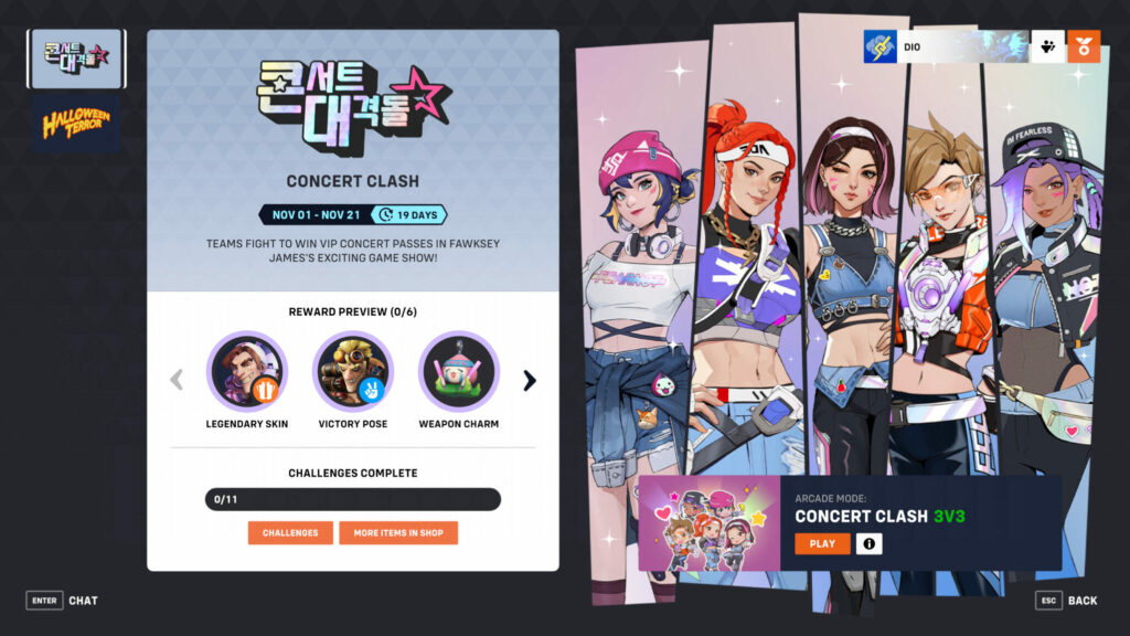 Overwatch 2 LE SSERAFIM event screenshot