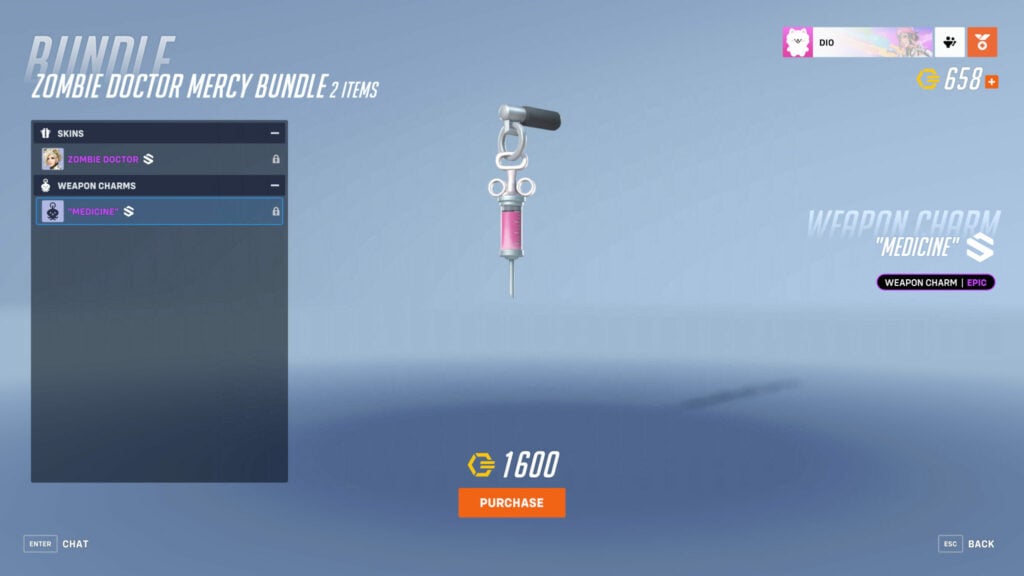 Medicine weapon charm 