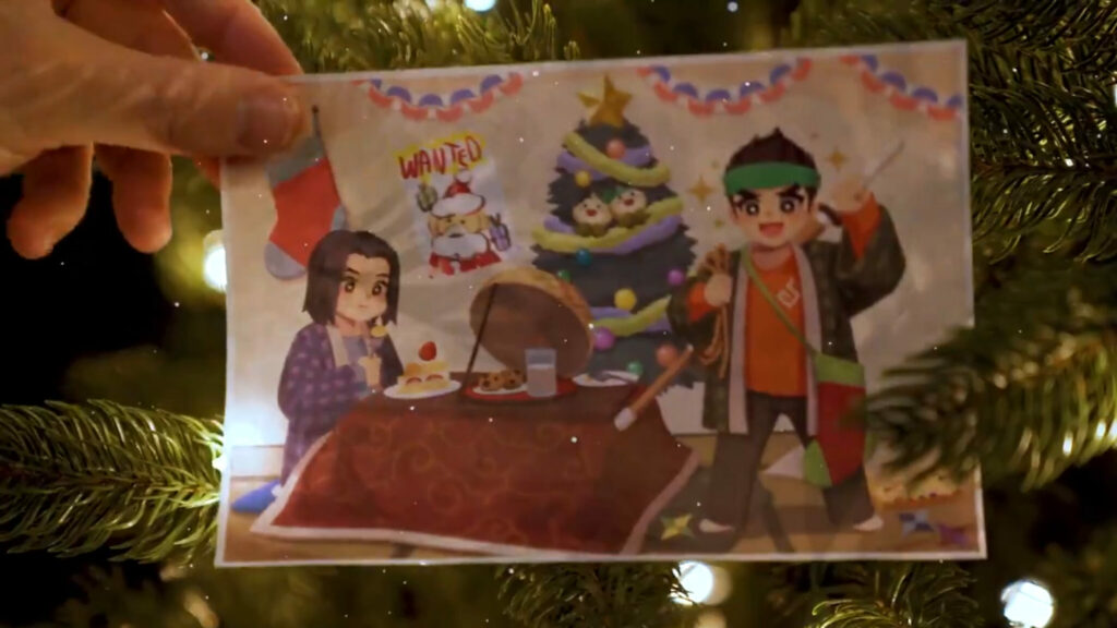 Decorating the Overwatch community holiday tree