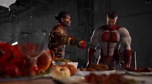 Mortal Kombat 1 Thanksgiving fatality screenshot 