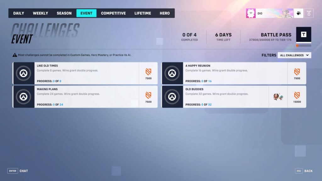 Overwatch 2 Catch Up With Mauga event challenges and rewards