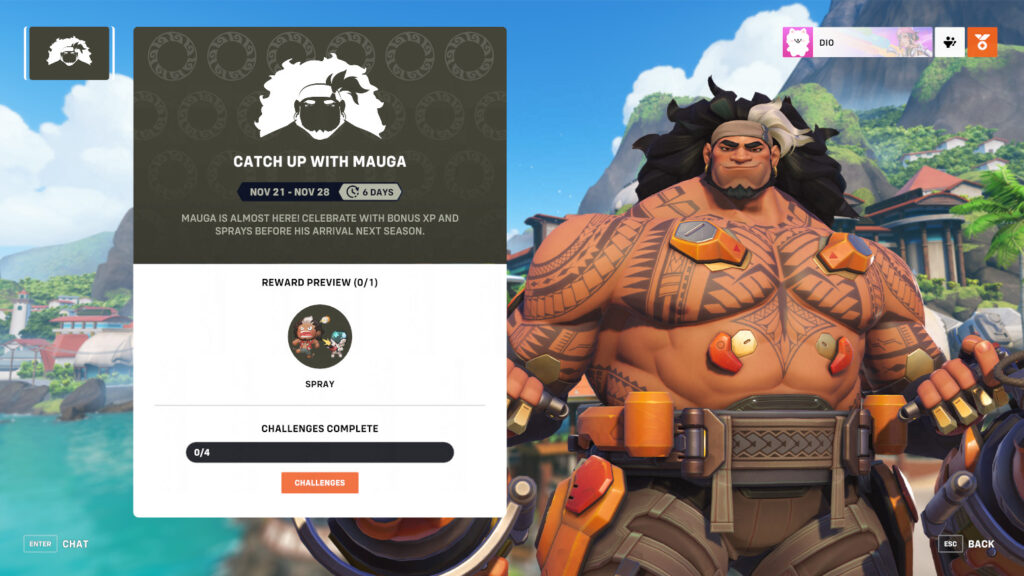 Mauga and Baptiste spray 