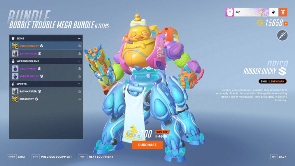Rubber ducky Orisa