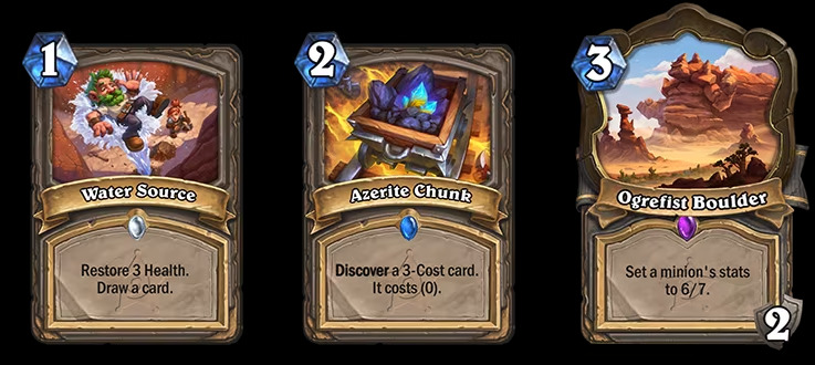 Excavate treasures in Hearthstone 