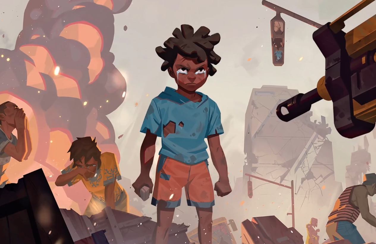 The book features an image from Baptiste's trailer